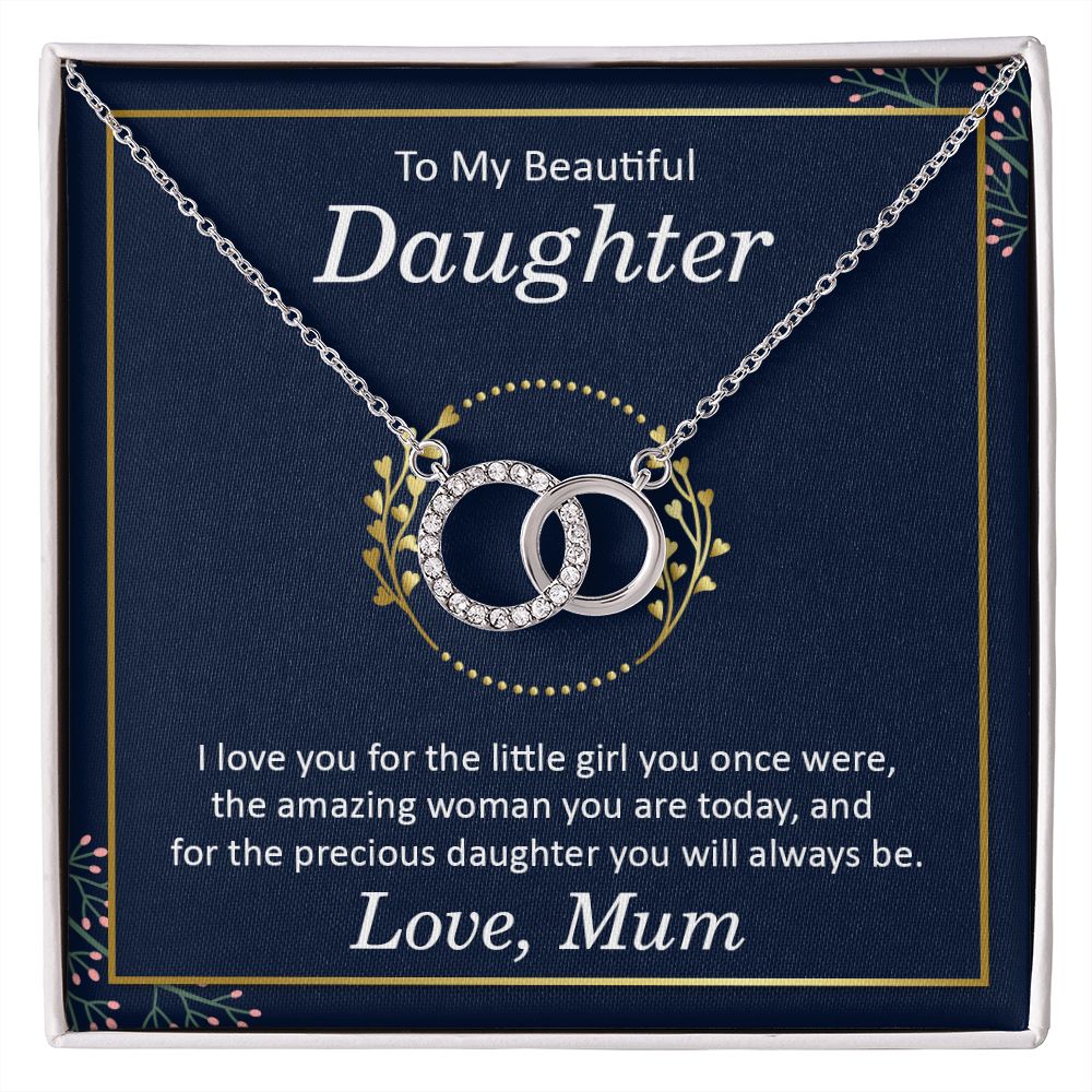 Perfect Pair Necklace - To my Beautiful Daughter