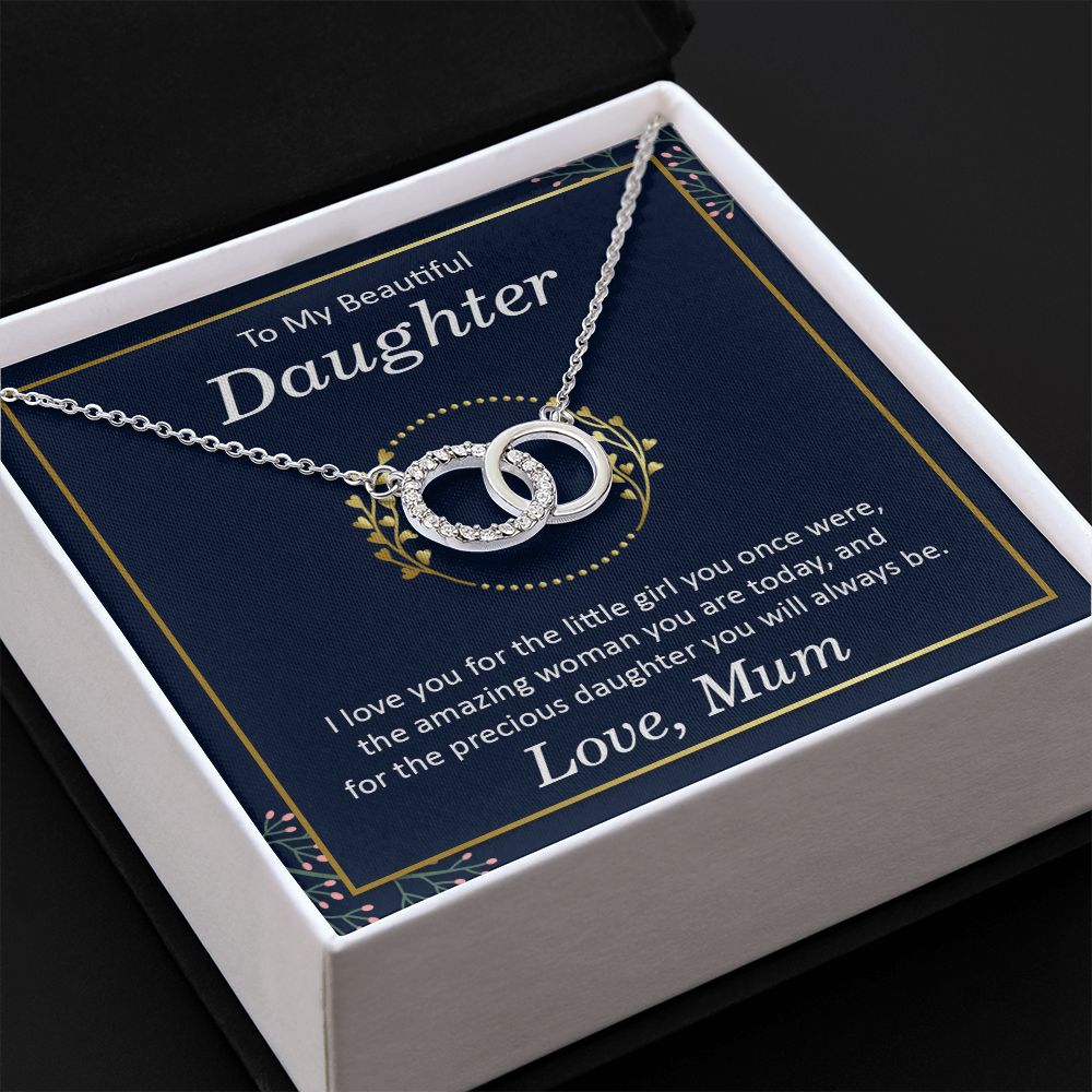 Perfect Pair Necklace - To my Beautiful Daughter