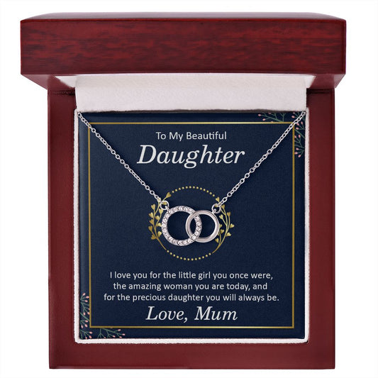 Perfect Pair Necklace - To my Beautiful Daughter
