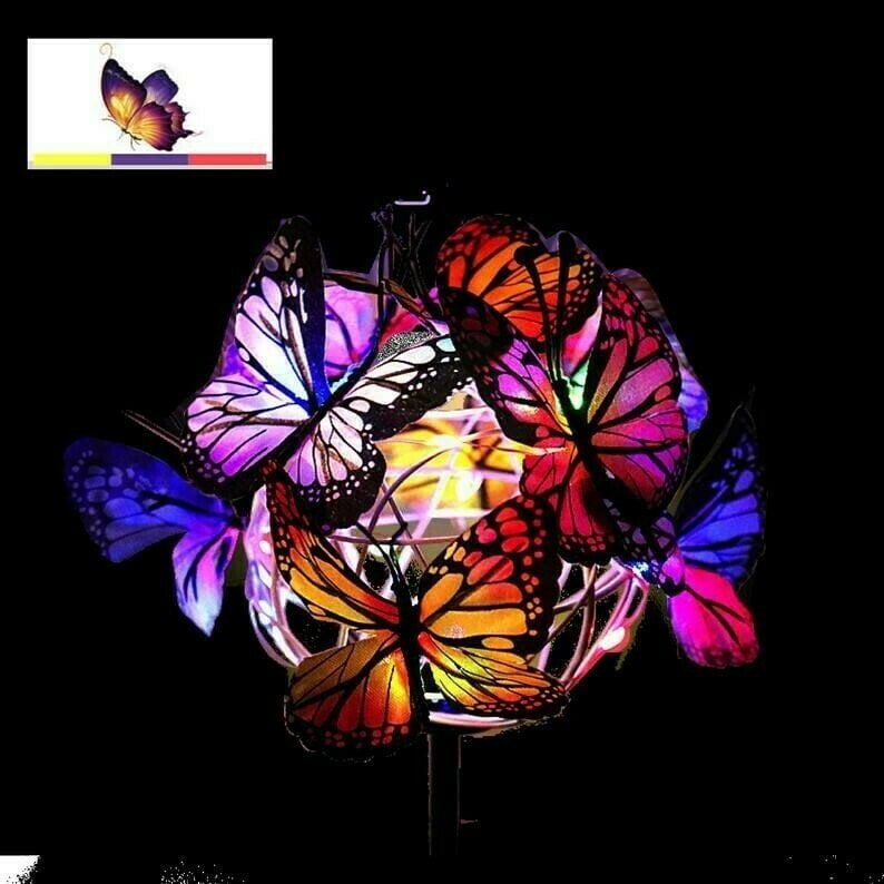 🔥70% OFF Sale Ends In Today🔥Solar Stake Lights Butterflies Decor Lights ( BUY 1 GET 1 )