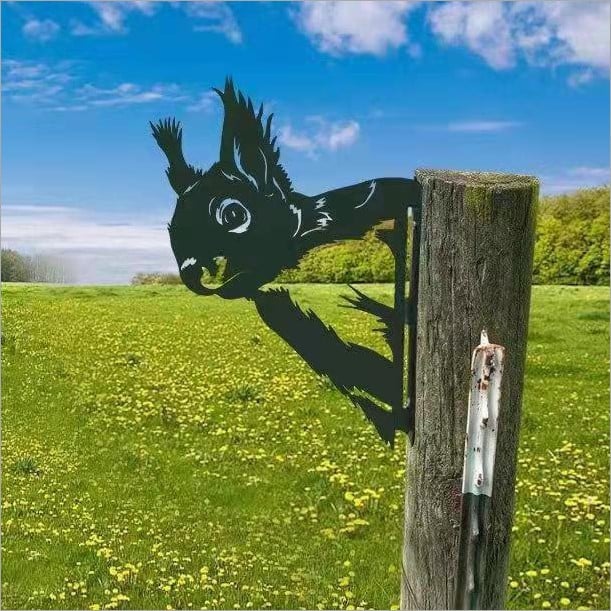 🔥LAST DAY 70% OFF🎁Peeping Metal Wall Decor Farm Wall Decor Outdoor Garden