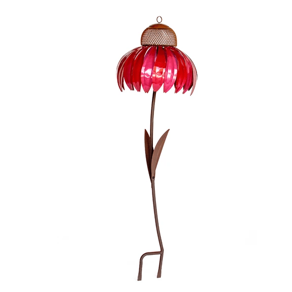 Sensation Pink Coneflower Bird Feeder
