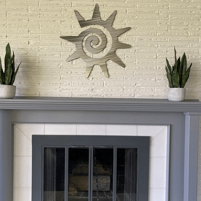 "Sun" Metal Wall Art