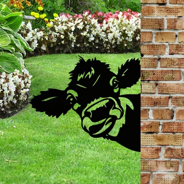 🔥LAST DAY 70% OFF🎁Peeping Metal Wall Decor Farm Wall Decor Outdoor Garden