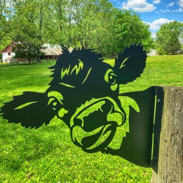 🔥LAST DAY 70% OFF🎁Peeping Metal Wall Decor Farm Wall Decor Outdoor Garden