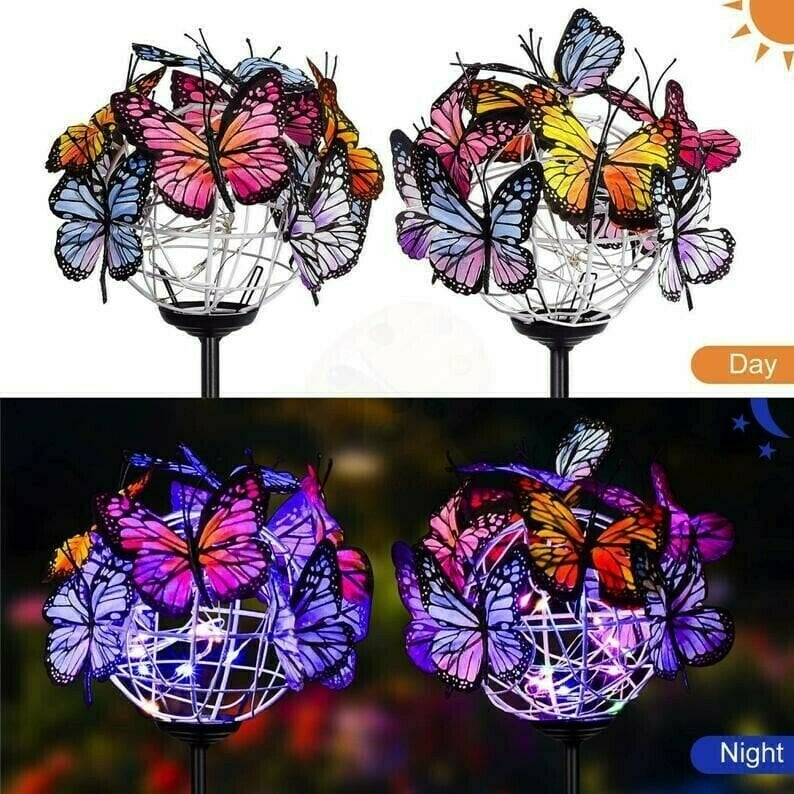 🔥70% OFF Sale Ends In Today🔥Solar Stake Lights Butterflies Decor Lights ( BUY 1 GET 1 )
