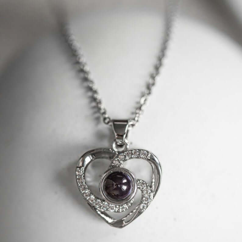 Personalisierte Fotoprojektions-Halskette