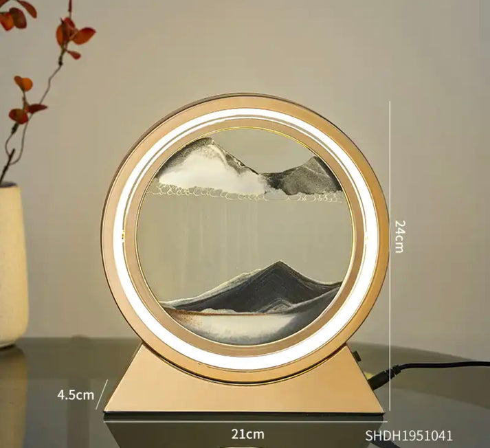 LED Quicksand Lamp for Home Decor