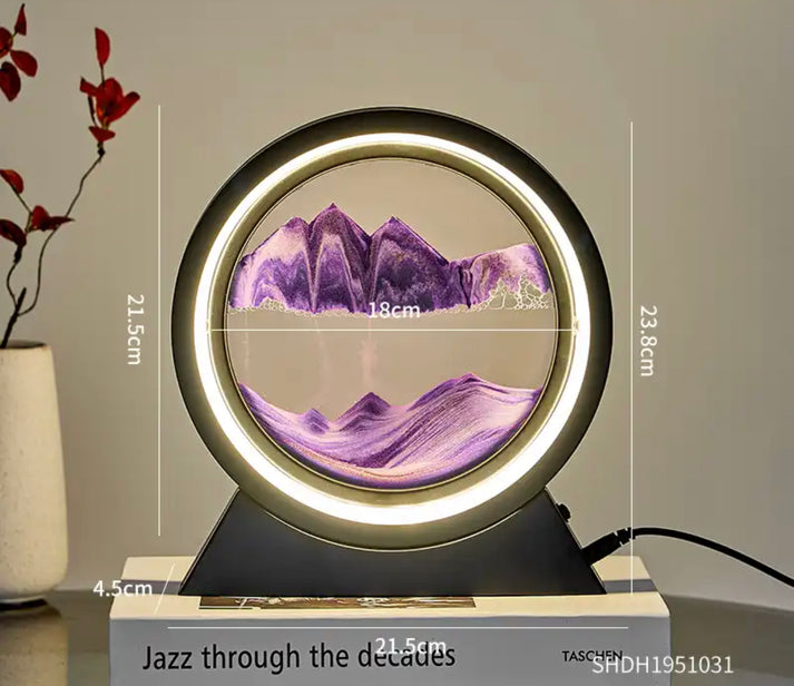 LED Quicksand Lamp for Home Decor