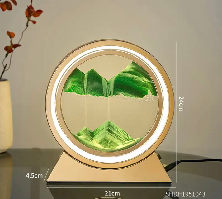 LED Quicksand Lamp for Home Decor