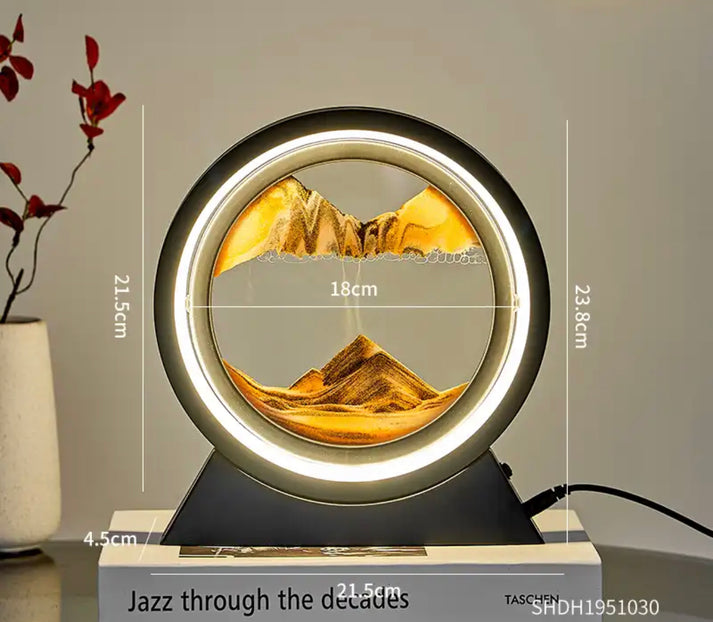 LED Quicksand Lamp for Home Decor
