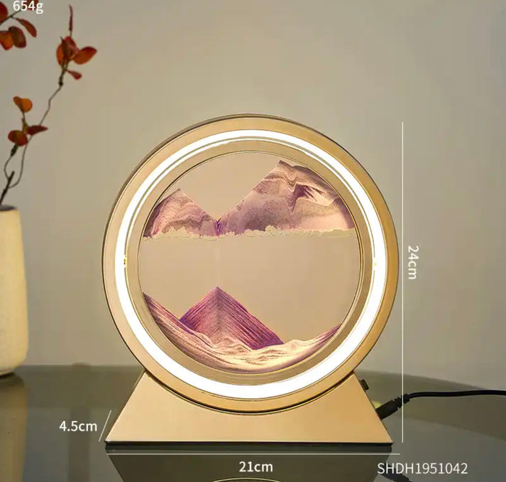 LED Quicksand Lamp for Home Decor