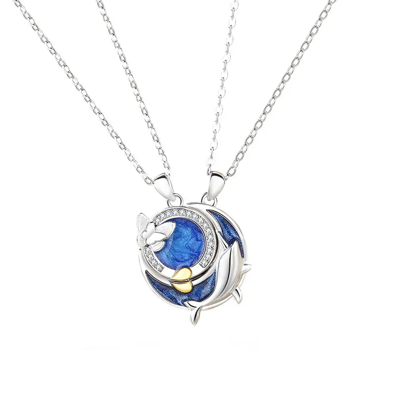 Sun and Moon Magnetic Necklaces