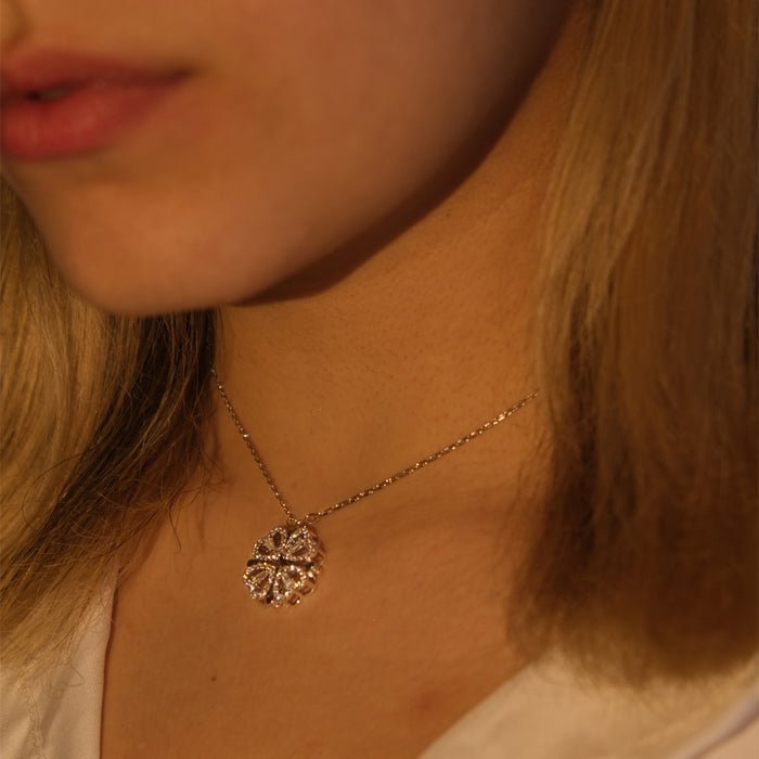 Collana Lucky Heart CON SEI ROSE